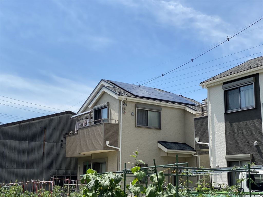 中川区　K様　太陽光発電システム