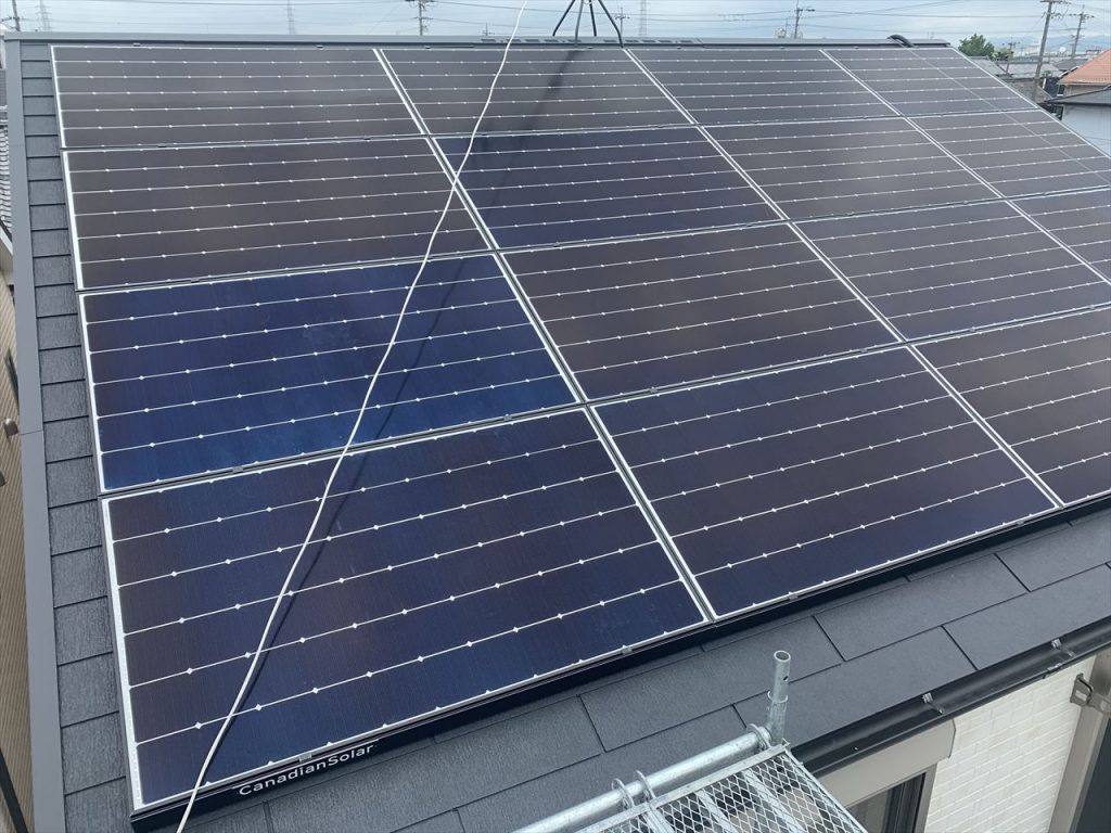西区　H様　太陽光発電システム
