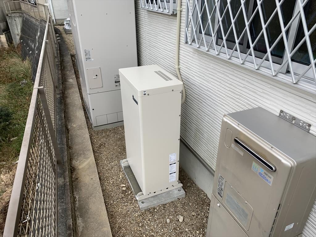 日進市　M様　蓄電システム、エコキュートシステム