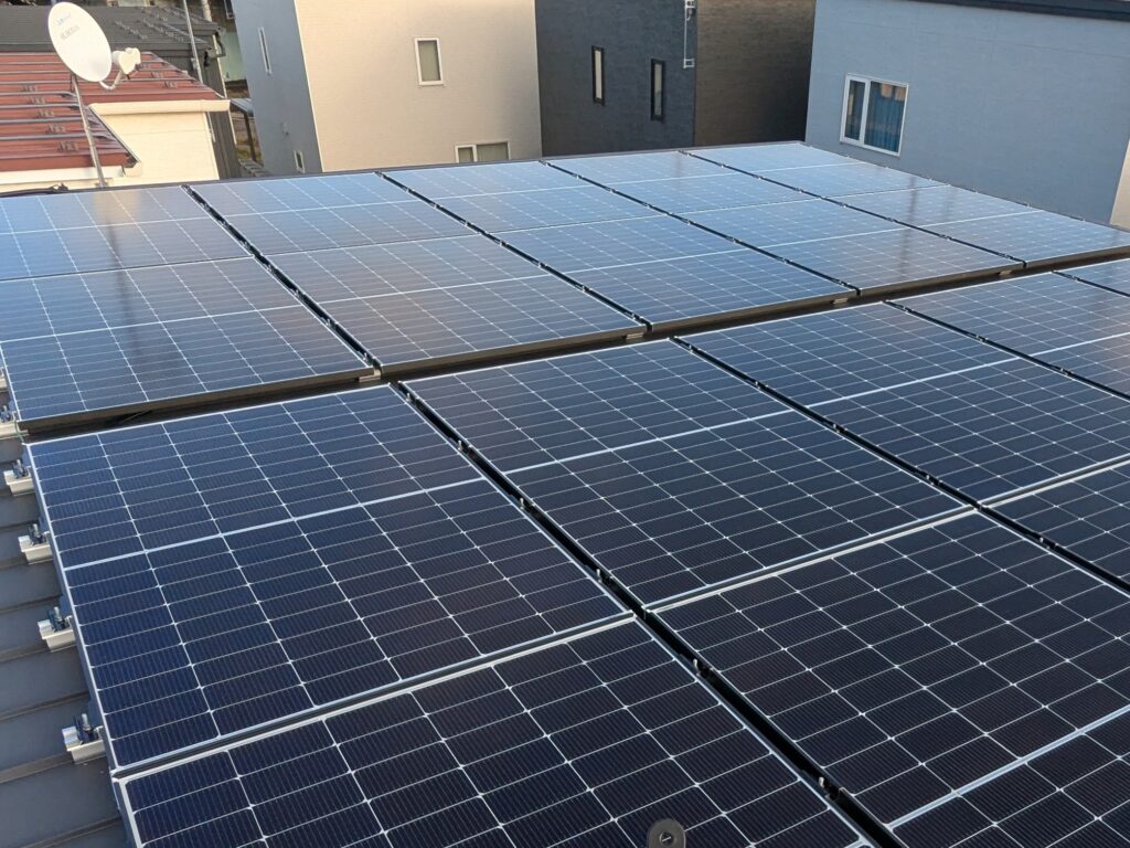 札幌市厚別区 K様 太陽光発電システム・蓄電システム